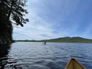 Heading back on Vly Lake